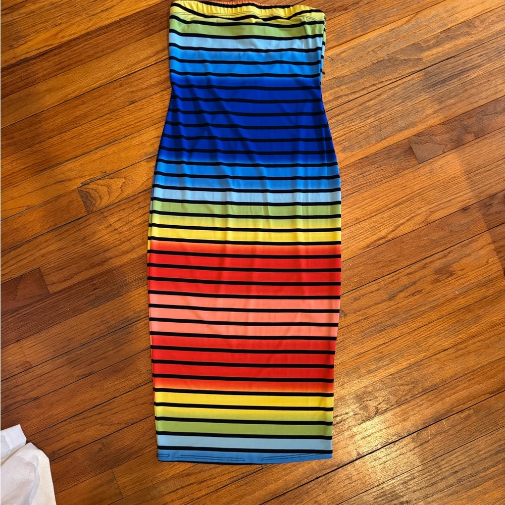 Dolls Kill Multicolor Striped Dress